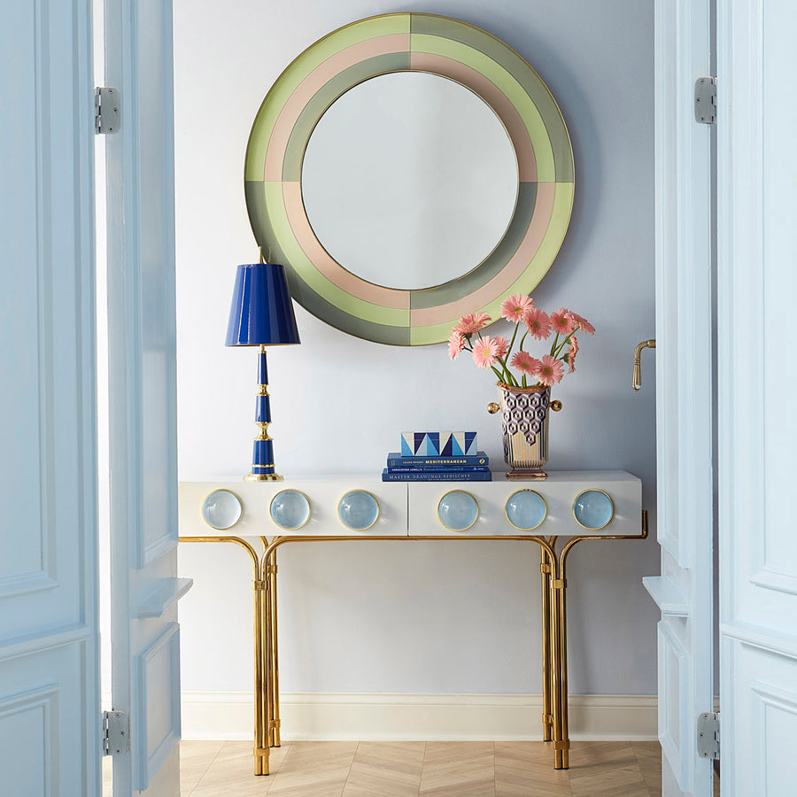 Blue Cabochons 2-Drawer Console | Jonathan Adler | Oroa.com