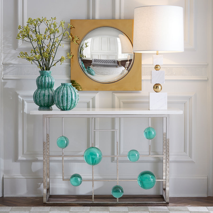 Round Convex Acrylic Mirror | Jonathan Adler Globo | Oroa.com