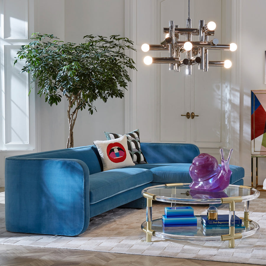 Purple Acrylic Decorative Object | Jonathan Adler Snail | Oroa.com