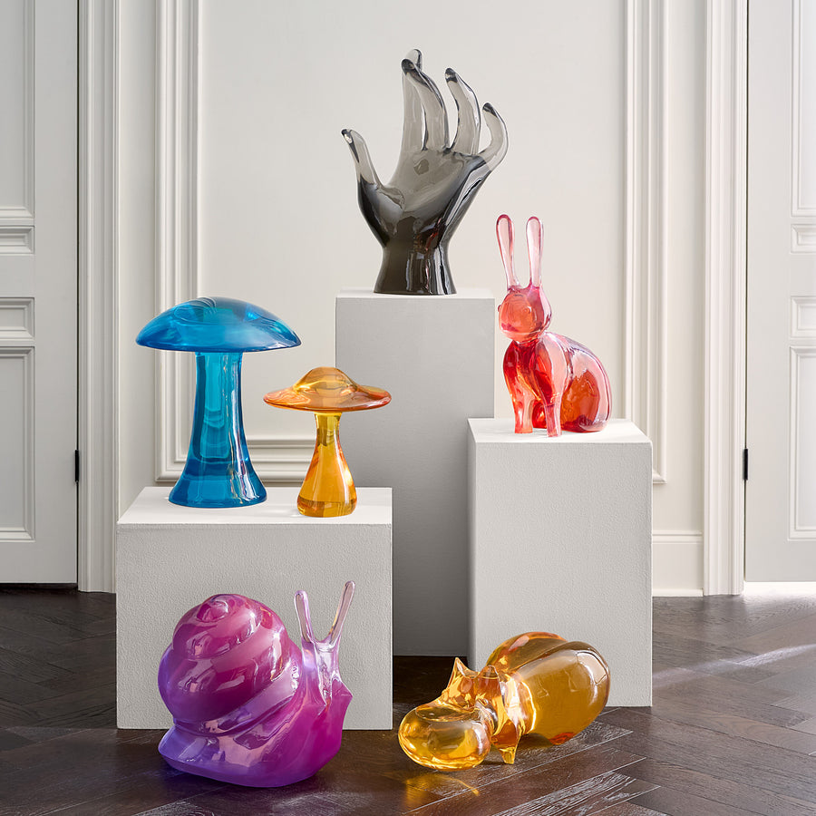 Purple Acrylic Decorative Object | Jonathan Adler Snail | Oroa.com