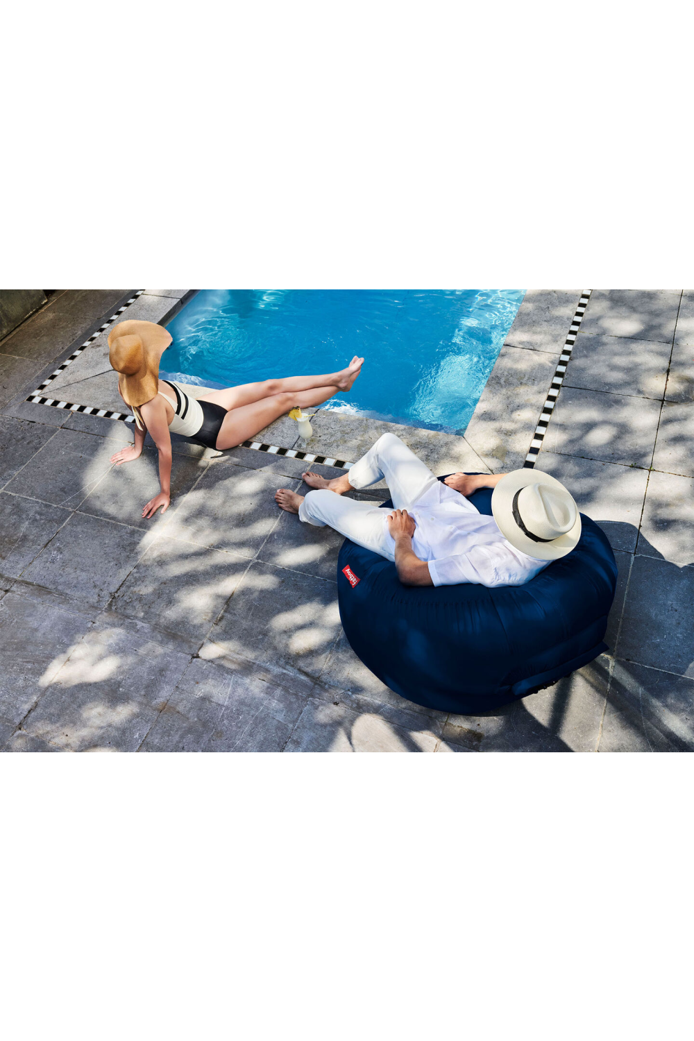 Round Outdoor Inflatable Chair | Fatboy Lamzac O | OROA.com