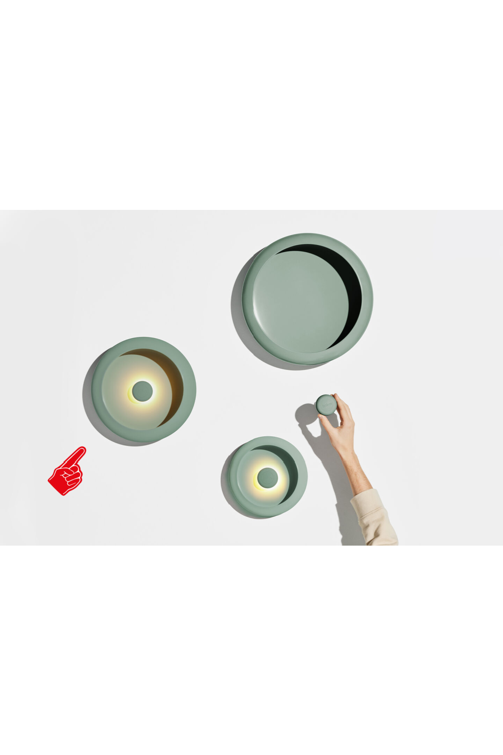 Metal Bowl Outdoor Wall Lamp M | Fatboy Oloha | OROA.com