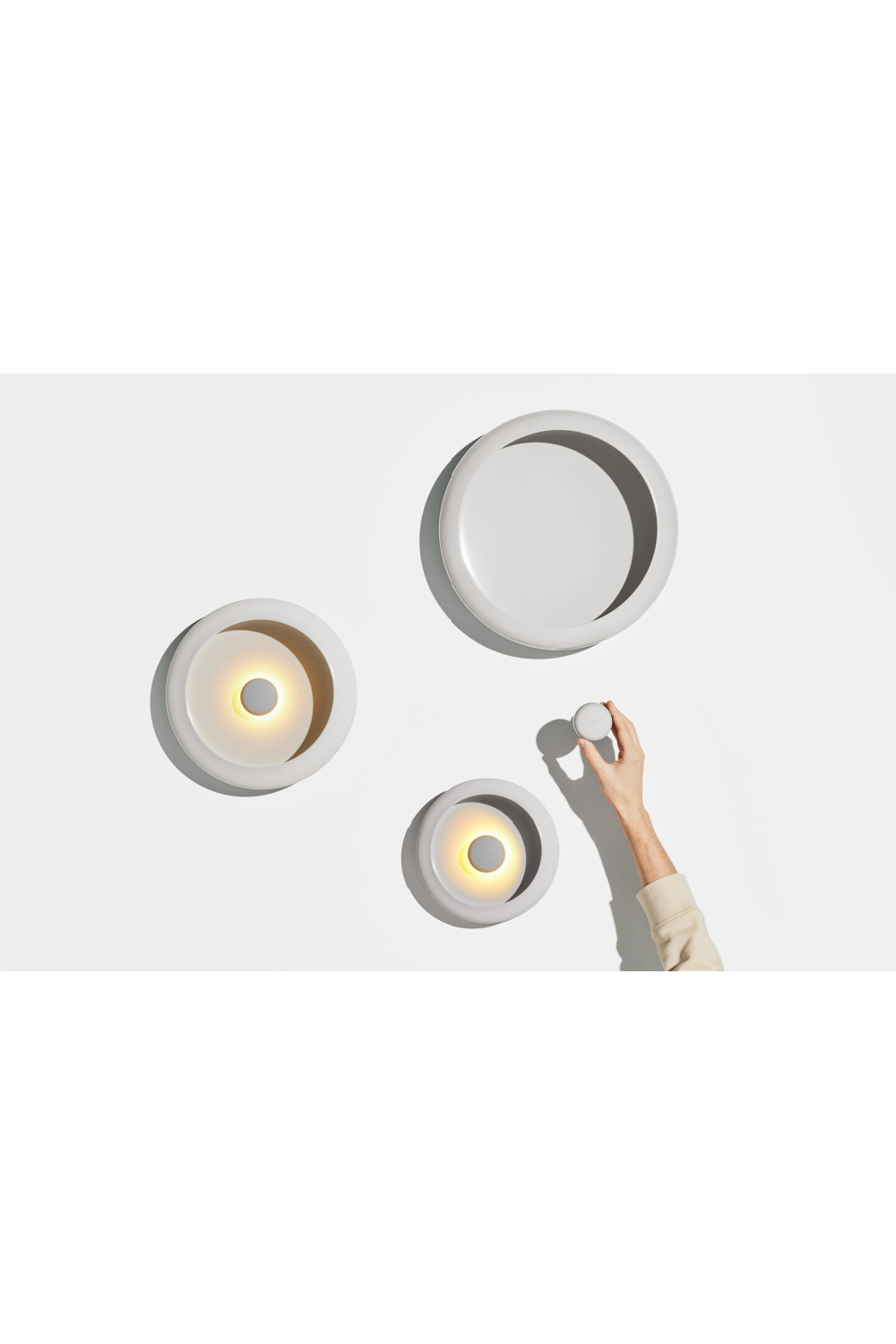 Metal Bowl Outdoor Lamp Set (3) | Fatboy Oloha | OROA.com