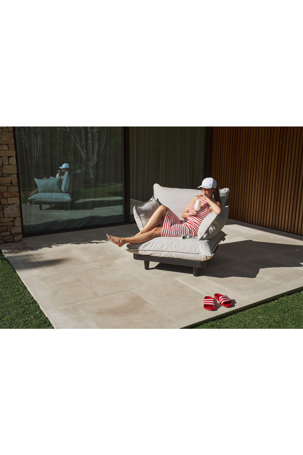 Cushioned Outdoor Lounge Chair | Fatboy Paletti | OROA.com