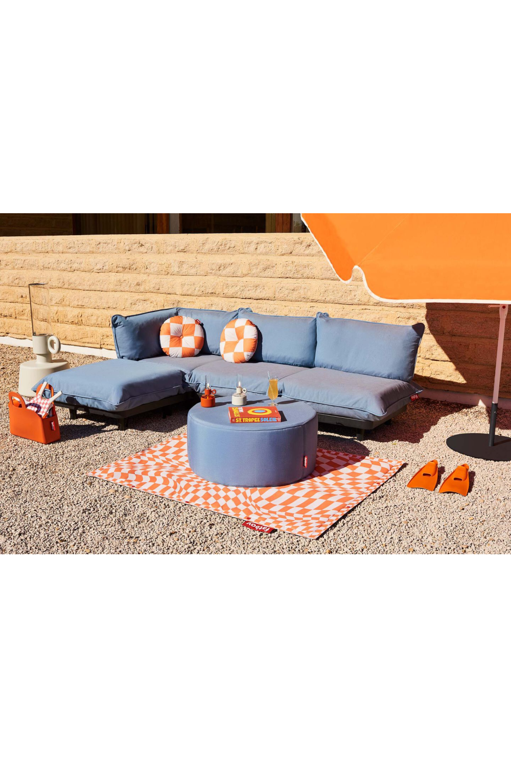 Cushioned Outdoor Daybed | Fatboy Paletti | OROA.com