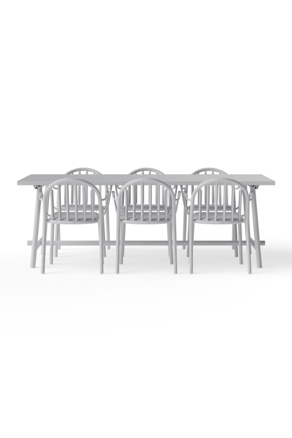 Aluminum 6-Seater Outdoor Table | Fatboy Fred | OROA.com