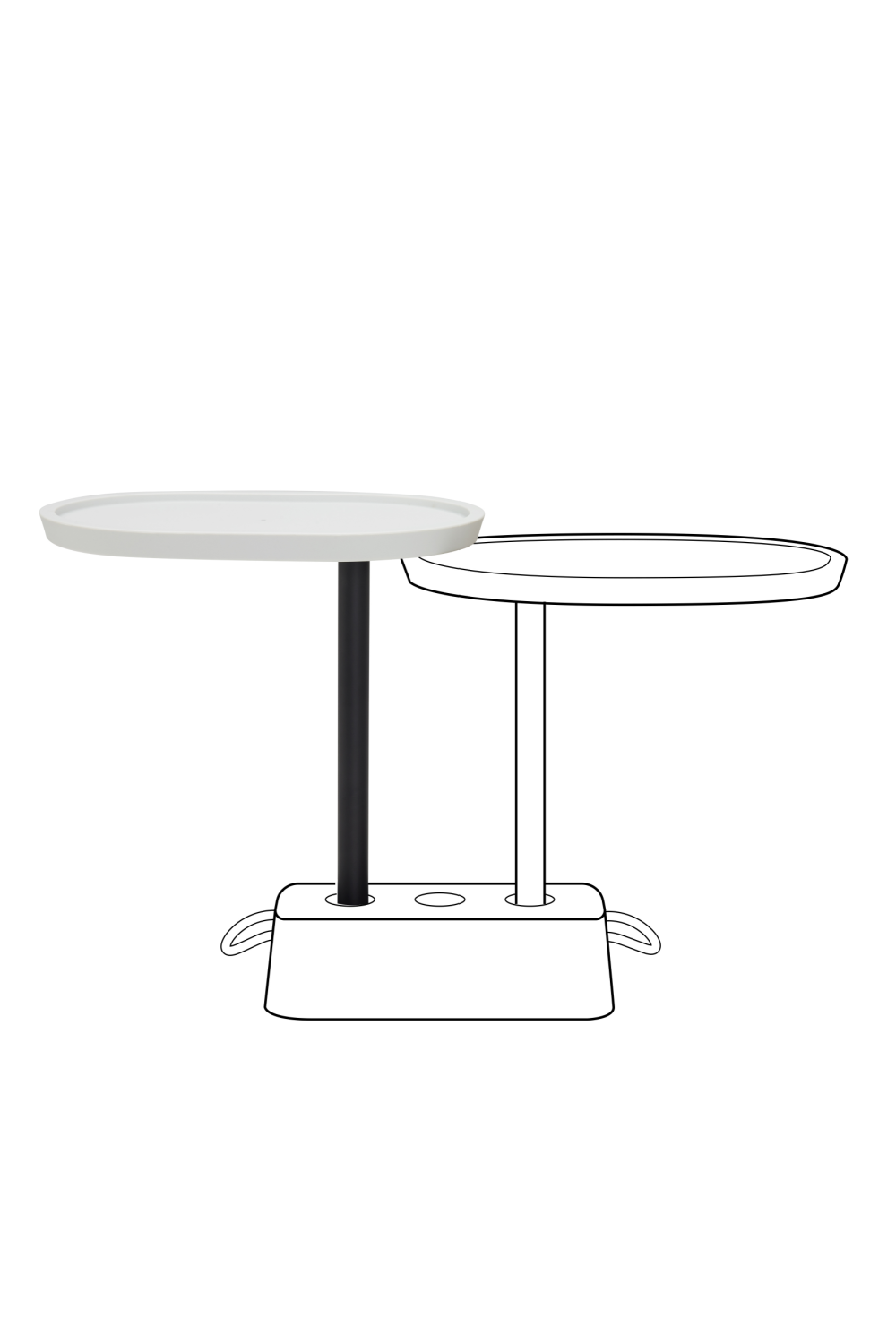 Outdoor Non-Slip Tabletop | Fatboy Brick's Buddy | OROA.com