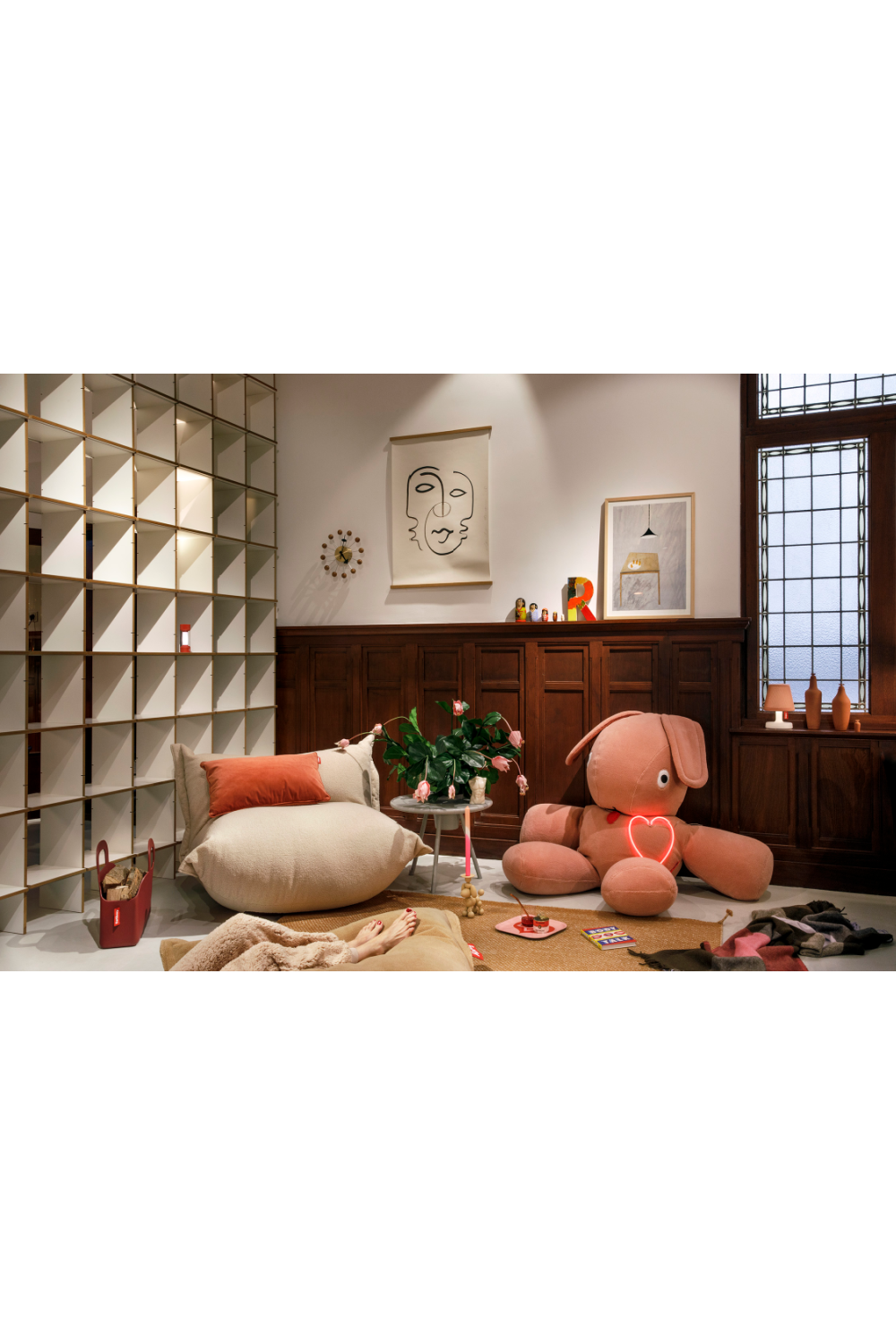 Modern Adjustable Easy Chair | Fatboy The BonBaron Sherpa | OROA.com