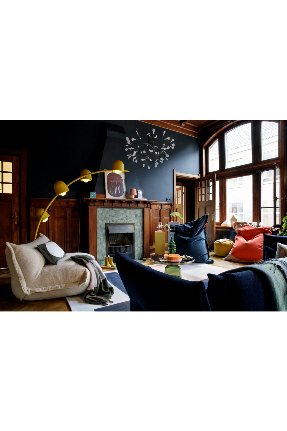 Modern Adjustable Easy Chair | Fatboy The BonBaron Sherpa | OROA.com