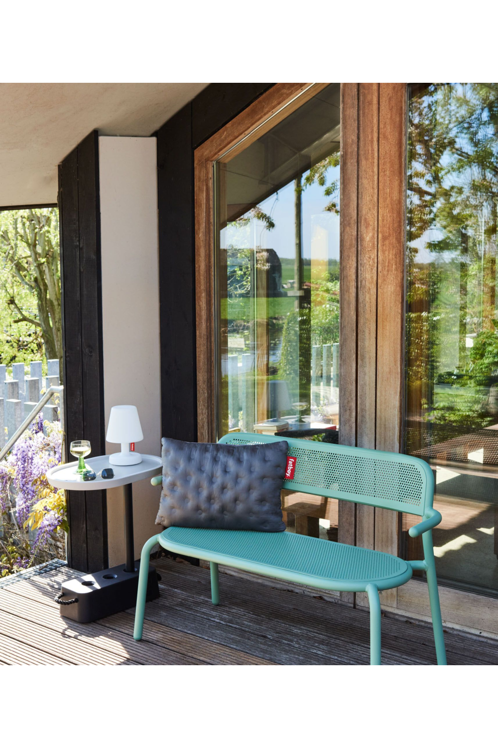 White Minimalist Table Lamp | Fatboy Edison The Petit | OROA.com