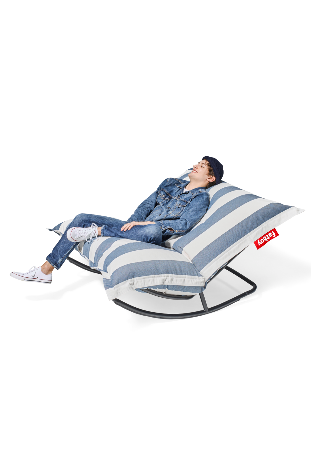 Outdoor Bean Bag With Rocking Chair | Fatboy Original + Rock 'n Roll | OROA.com