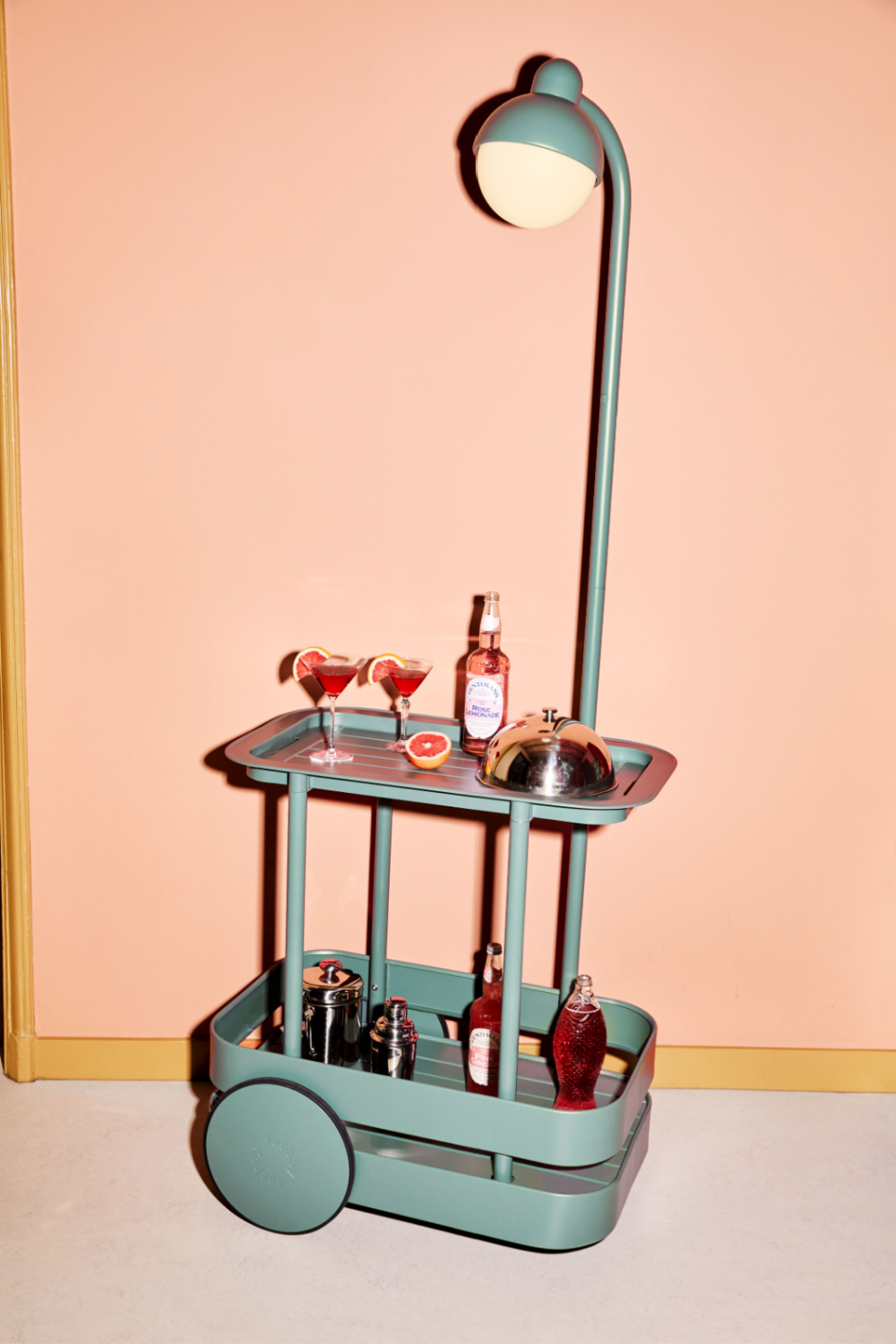 Outdoor Lighted Bar Cart | Fatboy Jolly Trolley | OROA.com