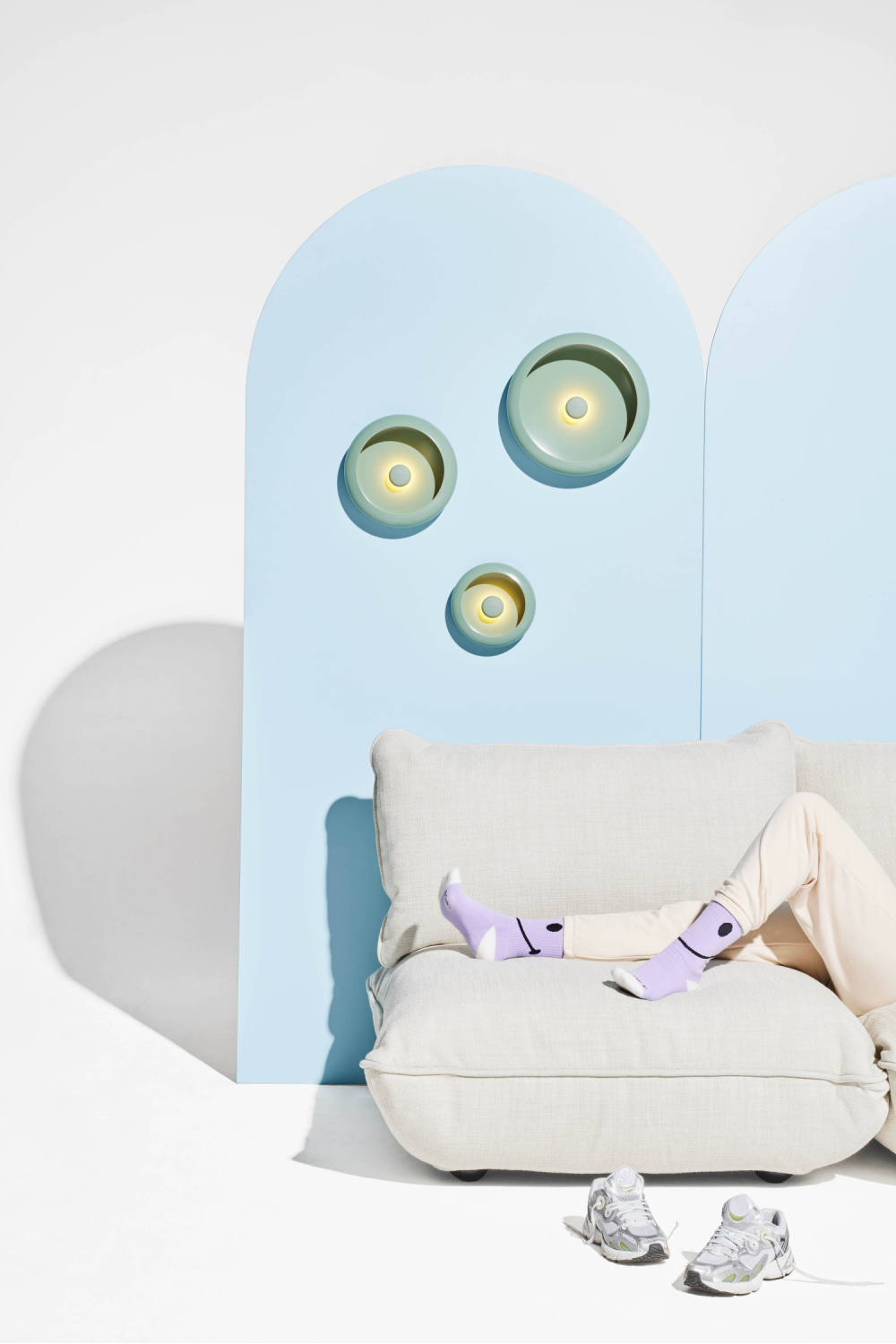 Round Outdoor Lamp Bowl Set (3) | Fatboy Oloha | OROA.com