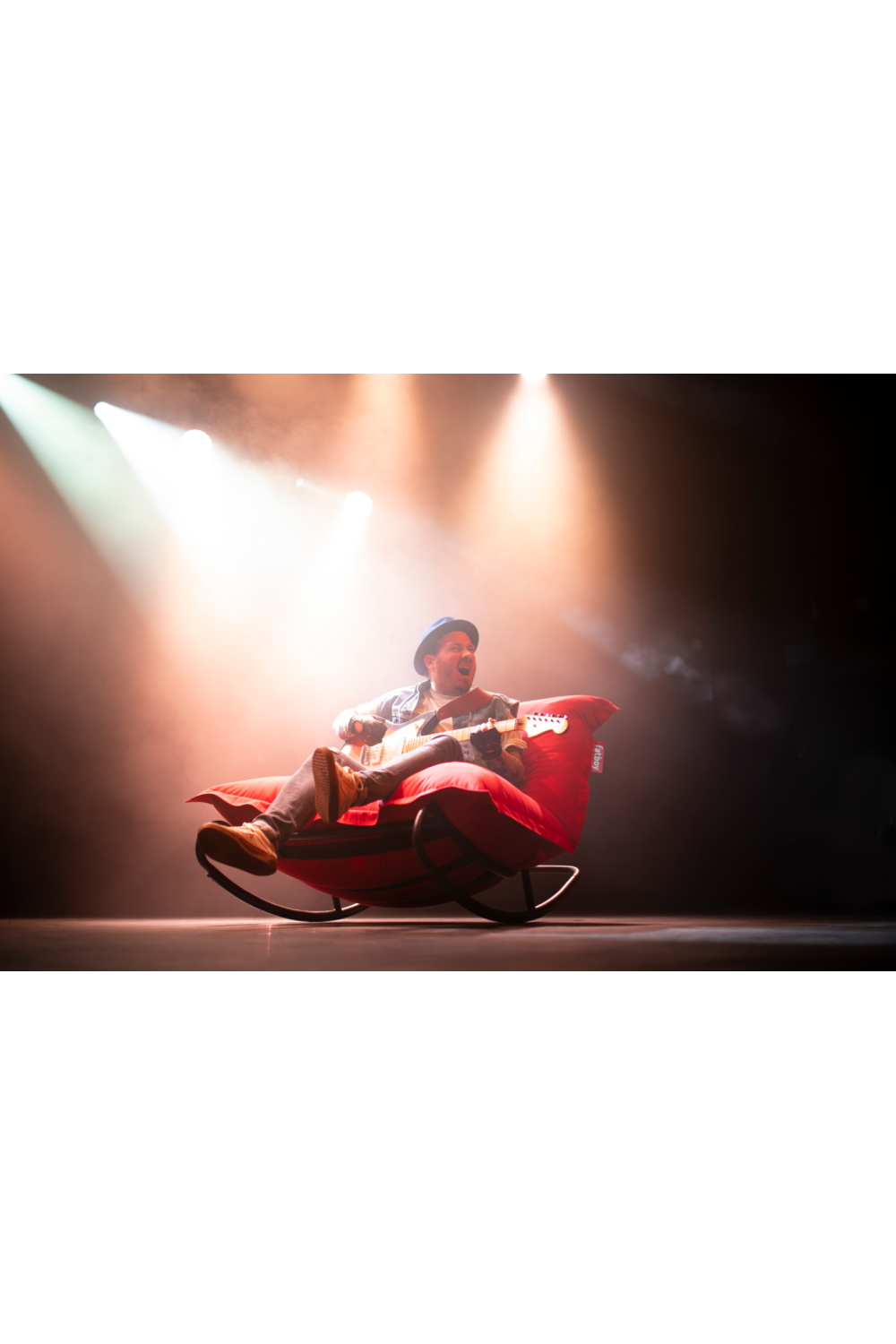 Multifunctional Bean Bag With Rocking Chair | Fatboy Original + Rock 'n Roll | OROA.com