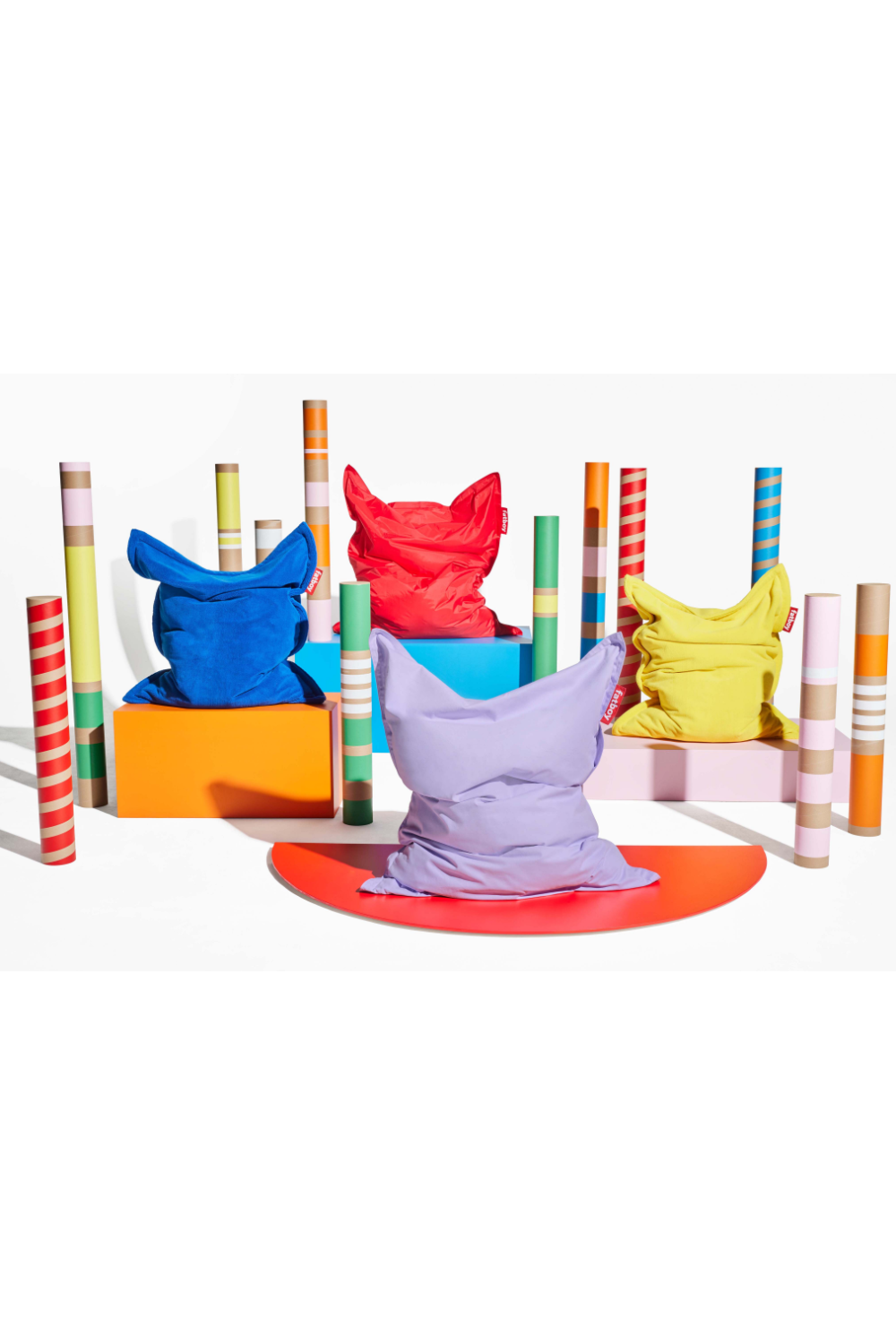 Cotton Lounge Bean Bag | Fatboy Original Stonewash | OROA.com