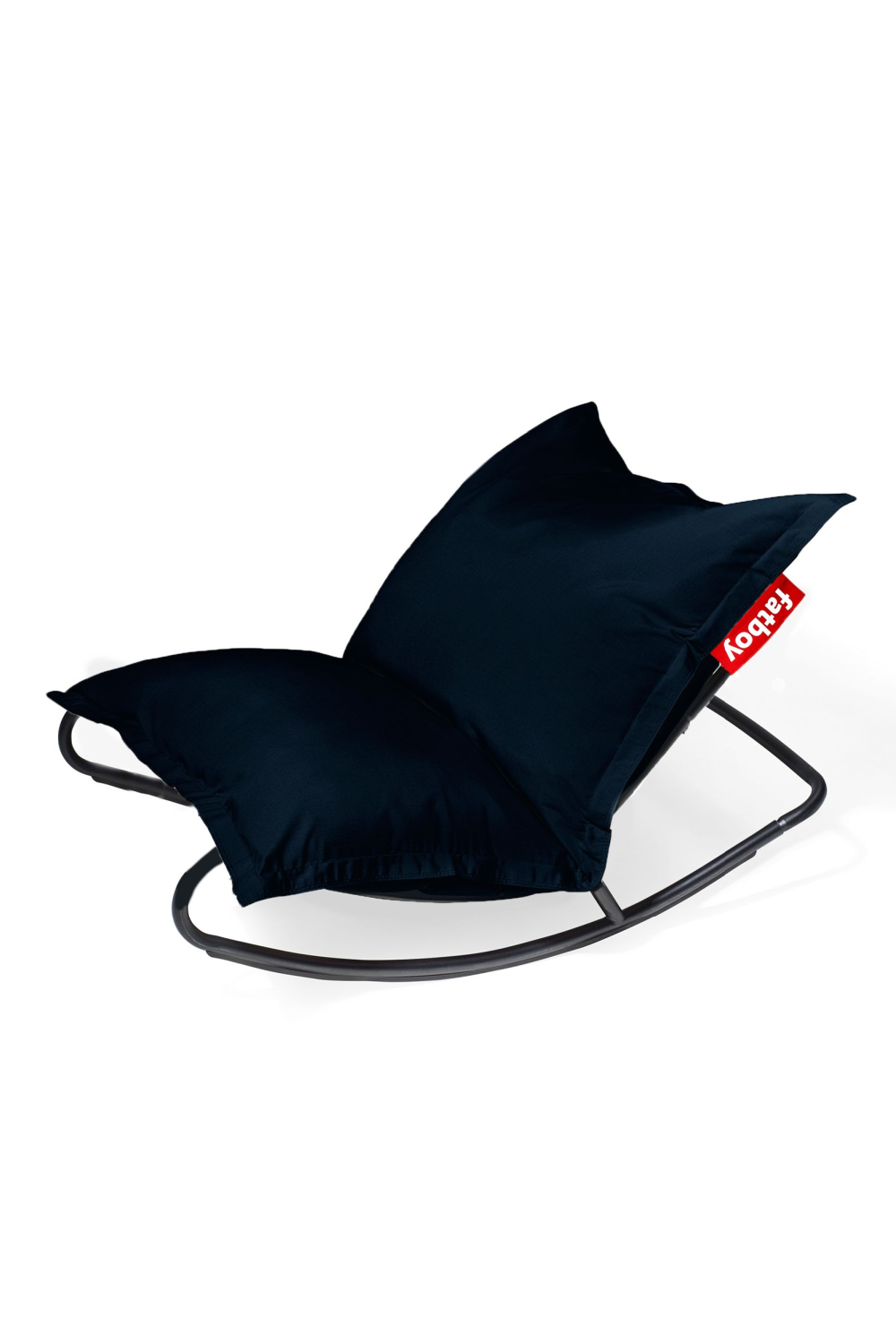 Modern Outdoor Bean Bag With Rocking Chair | Fatboy Original Slim + Rock 'n Roll | OROA.com