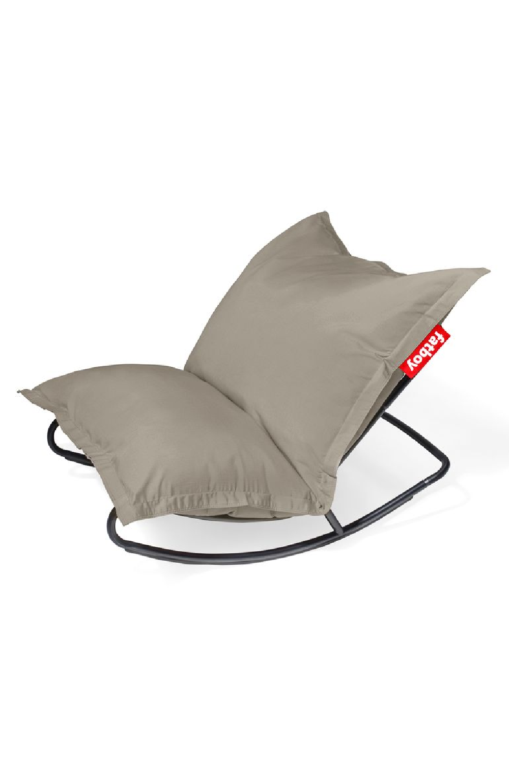 Modern Outdoor Bean Bag With Rocking Chair | Fatboy Original Slim + Rock 'n Roll | OROA.com