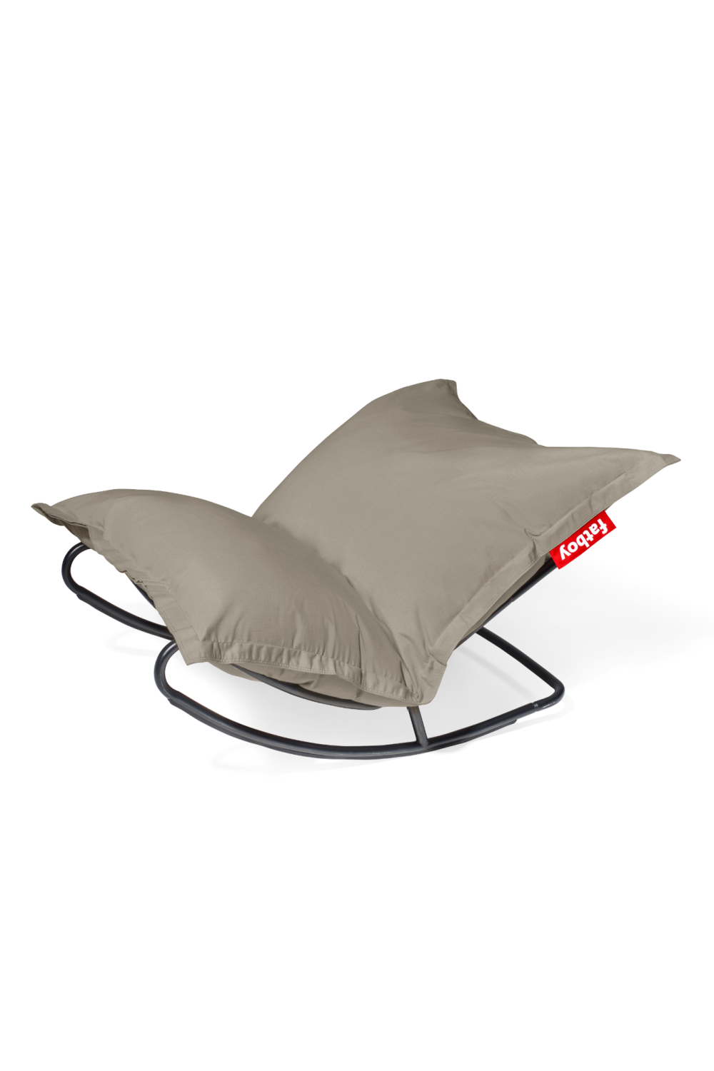 Modern Outdoor Bean Bag With Rocking Chair | Fatboy Original Slim + Rock 'n Roll | OROA.com