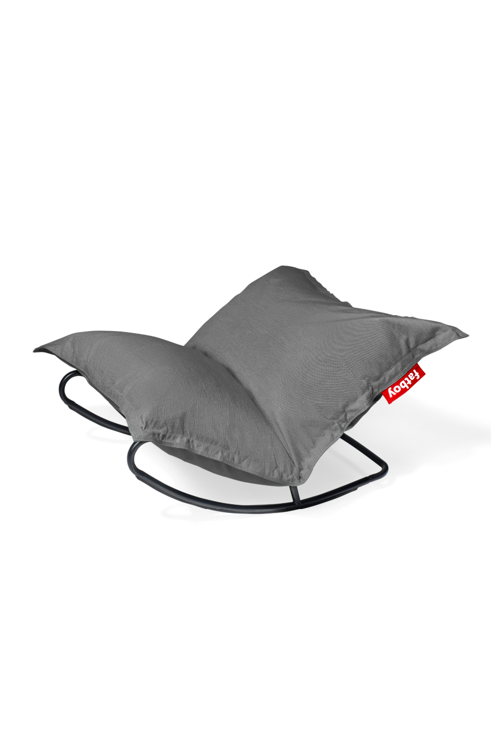 Modern Outdoor Bean Bag With Rocking Chair | Fatboy Original Slim + Rock 'n Roll | OROA.com