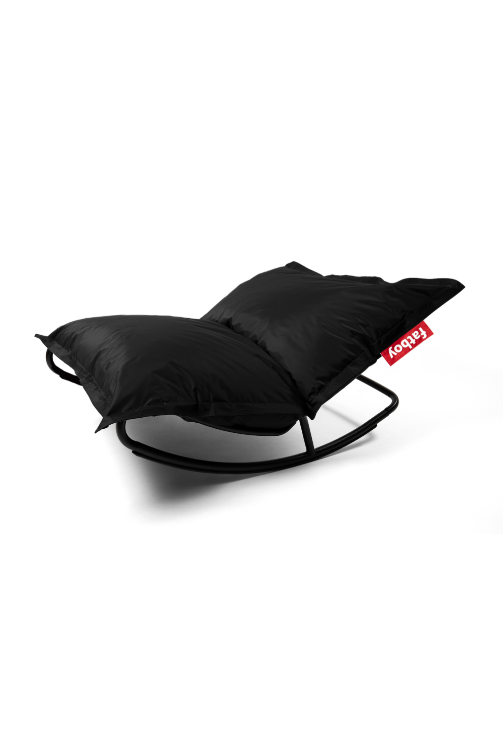 Modern Bean Bag With Rocking Chair | Fatboy Original Slim + Rock 'n Roll | OROA.com