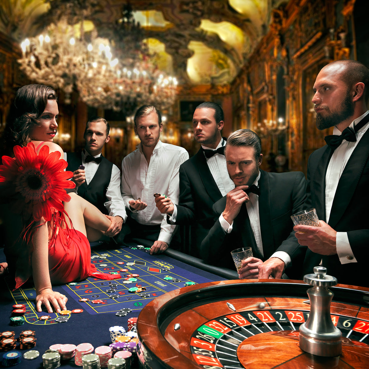 Roulette Match Photographic Art | Oroa.com