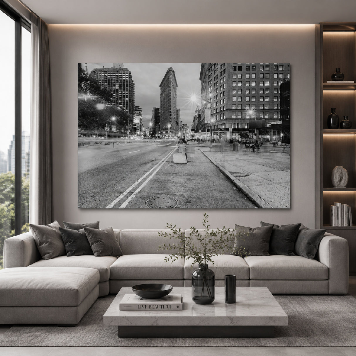 Iconic Building Monochrome Photographic Art | Oroa.com