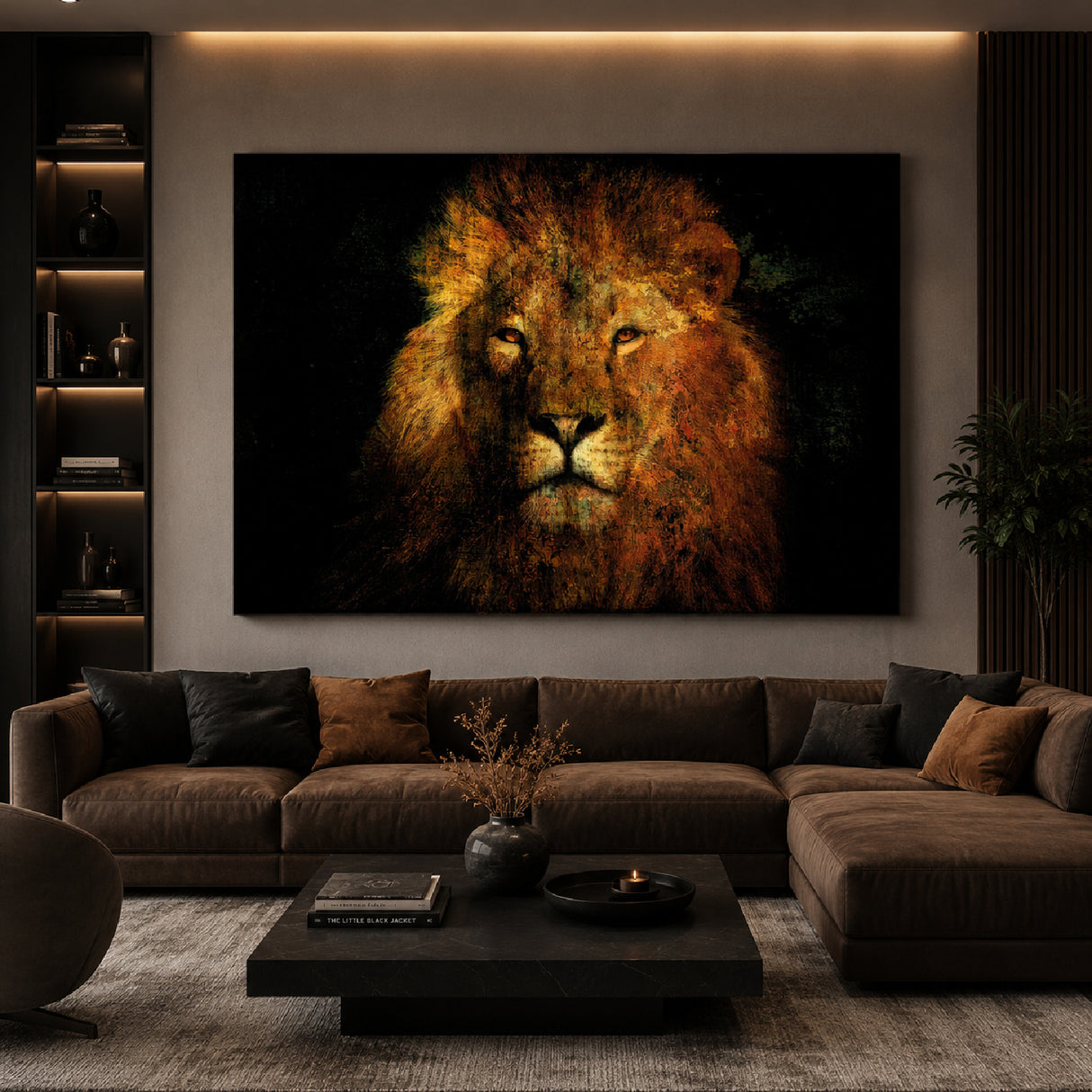 Jungle King Headshot Photographic Art | Oroa.com