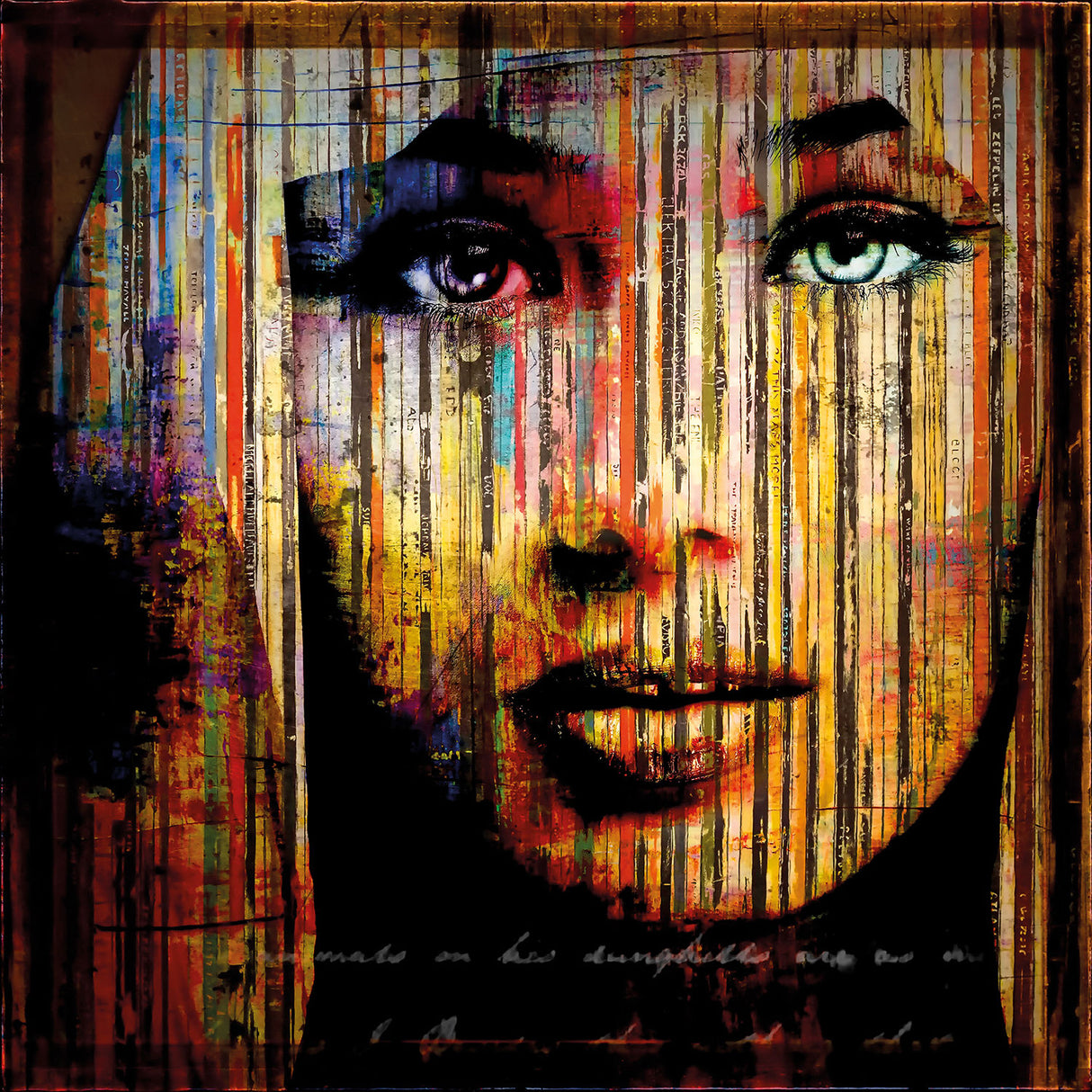 Colorful Visage Conteporary Photographic Art | Oroa.com