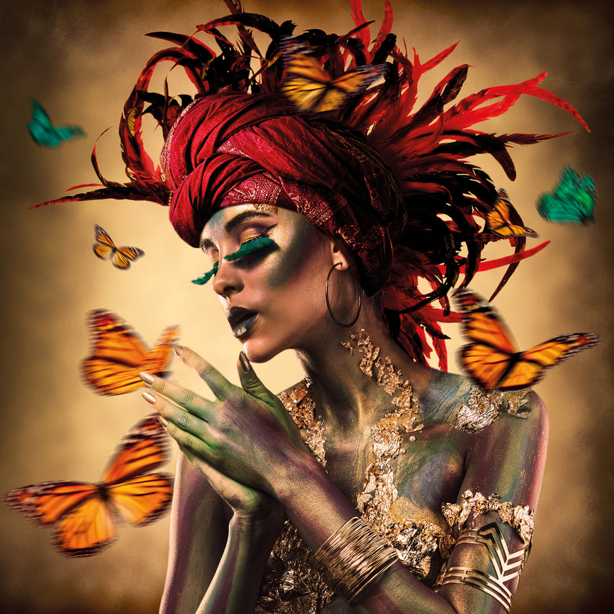 Butterfly Lady Photographic Art | Oroa.com