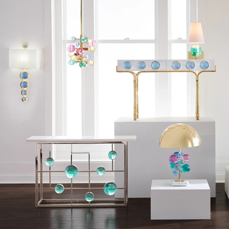 Clear Orbs Five-Light Chandelier | Jonathan Adler Globo | Oroa.com