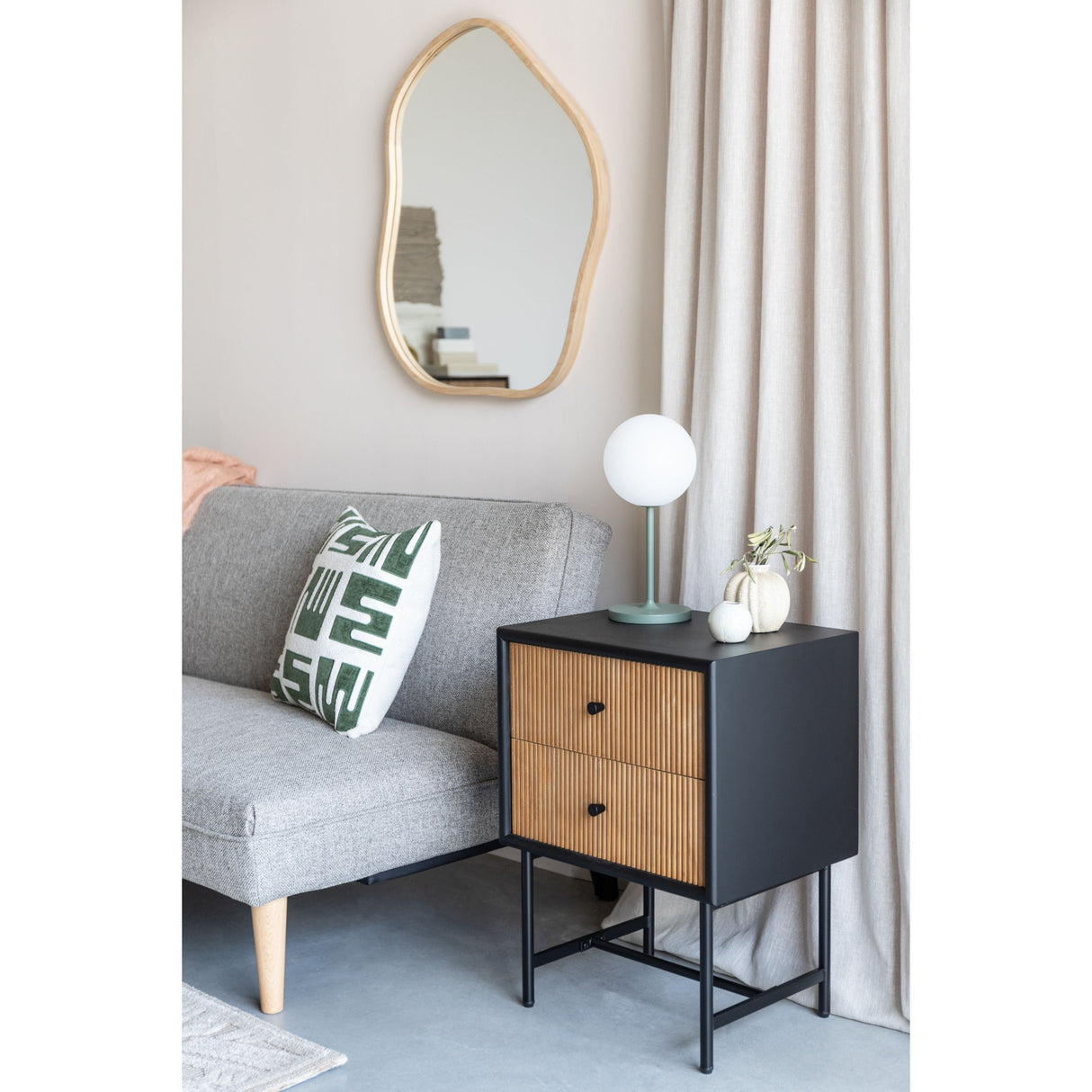 Modern furniture - Bamboo Wood Framed Mirror - www.oroa.com | Oroa.com