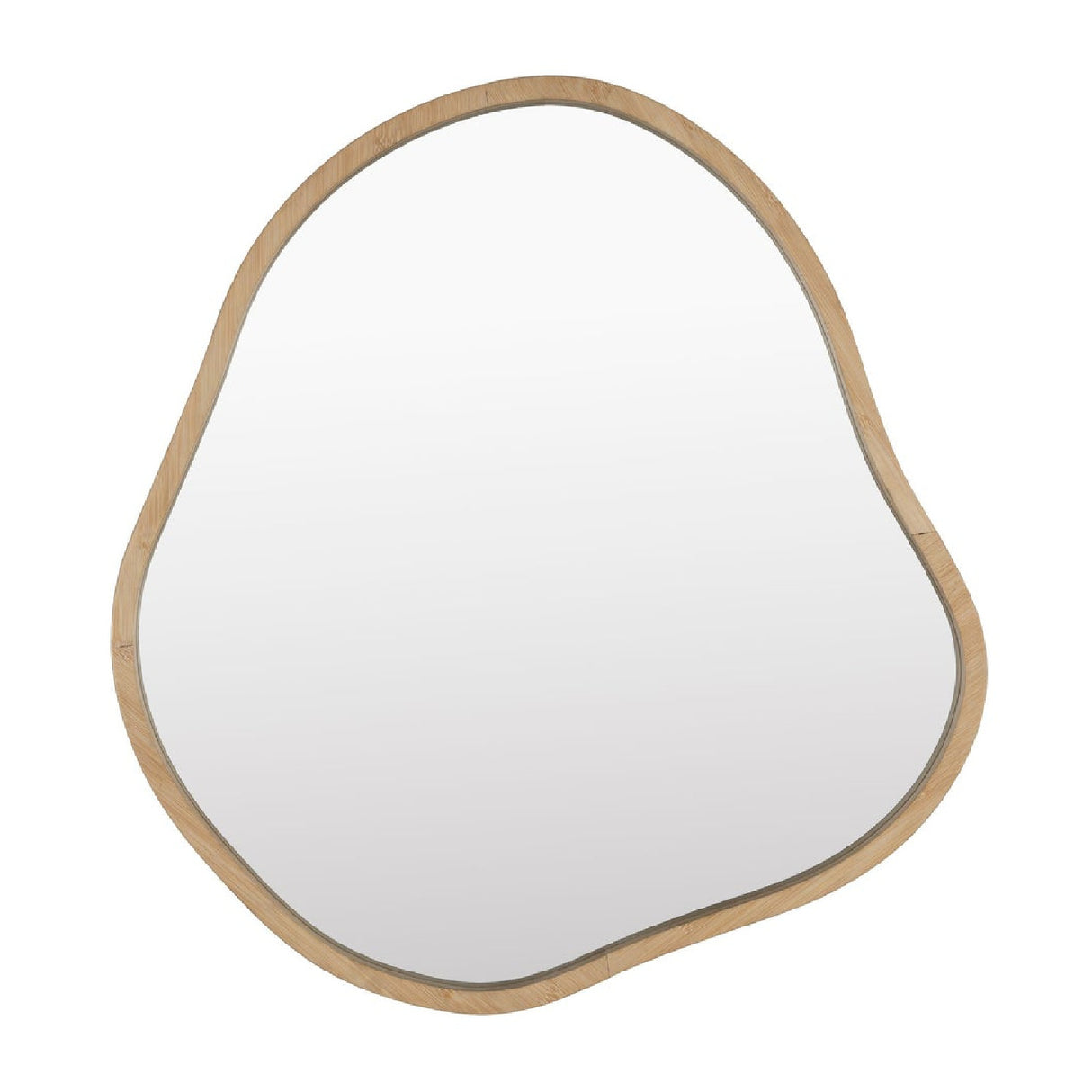 Modern European furniture - Organic-Shaped Bamboo Mirror - www.oroa.com | Oroa.com