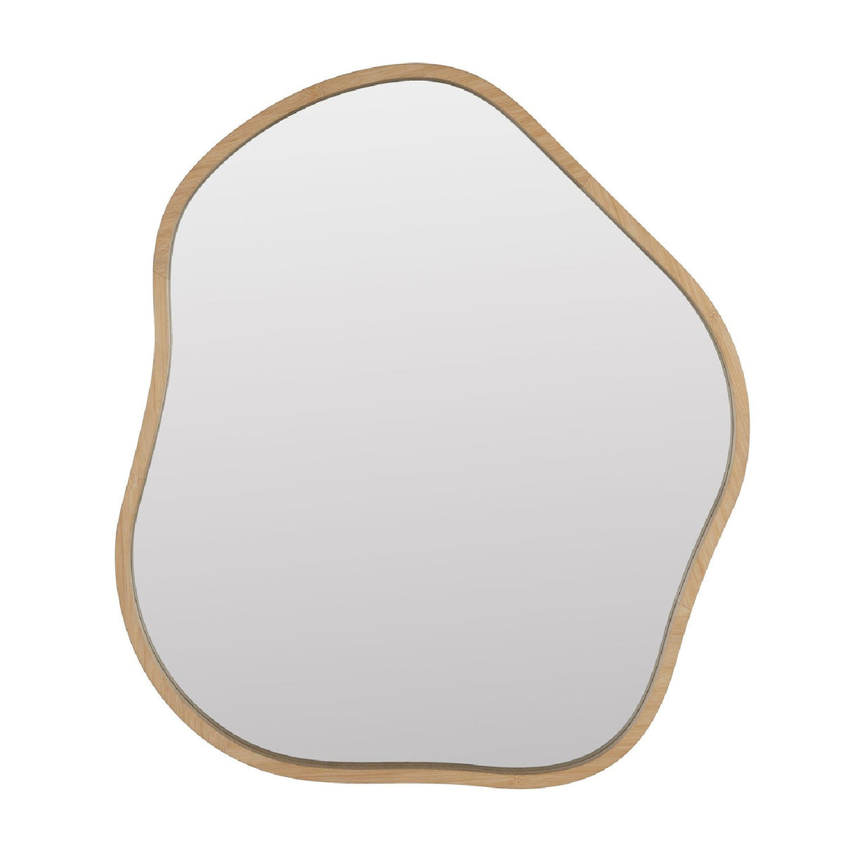 Modern European furniture - Organic-Shaped Bamboo Mirror - www.oroa.com | Oroa.com