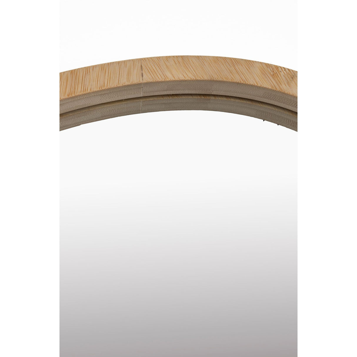 Modern European furniture - Organic-Shaped Bamboo Mirror - www.oroa.com | Oroa.com