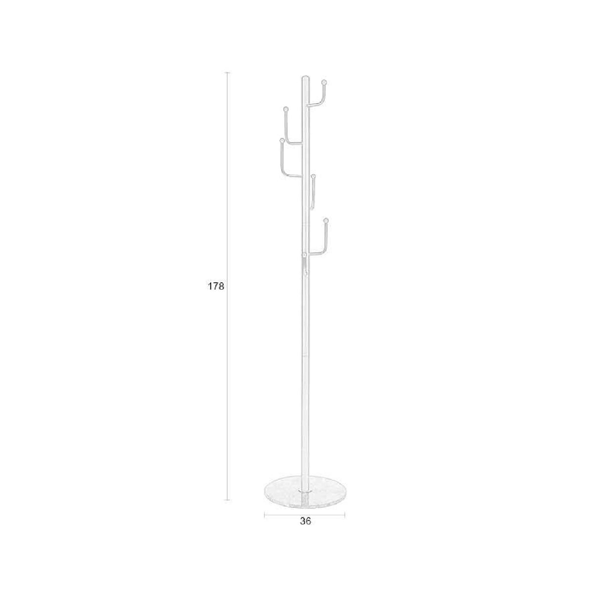 Modern furniture - Metal Coat Rack - www.oroa.com | Oroa.com
