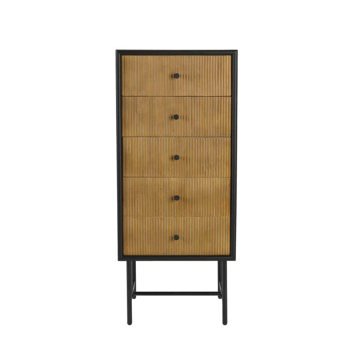 Modern furniture - Pine Wood 5-Drawer Cabinet - www.oroa.com | Oroa.com