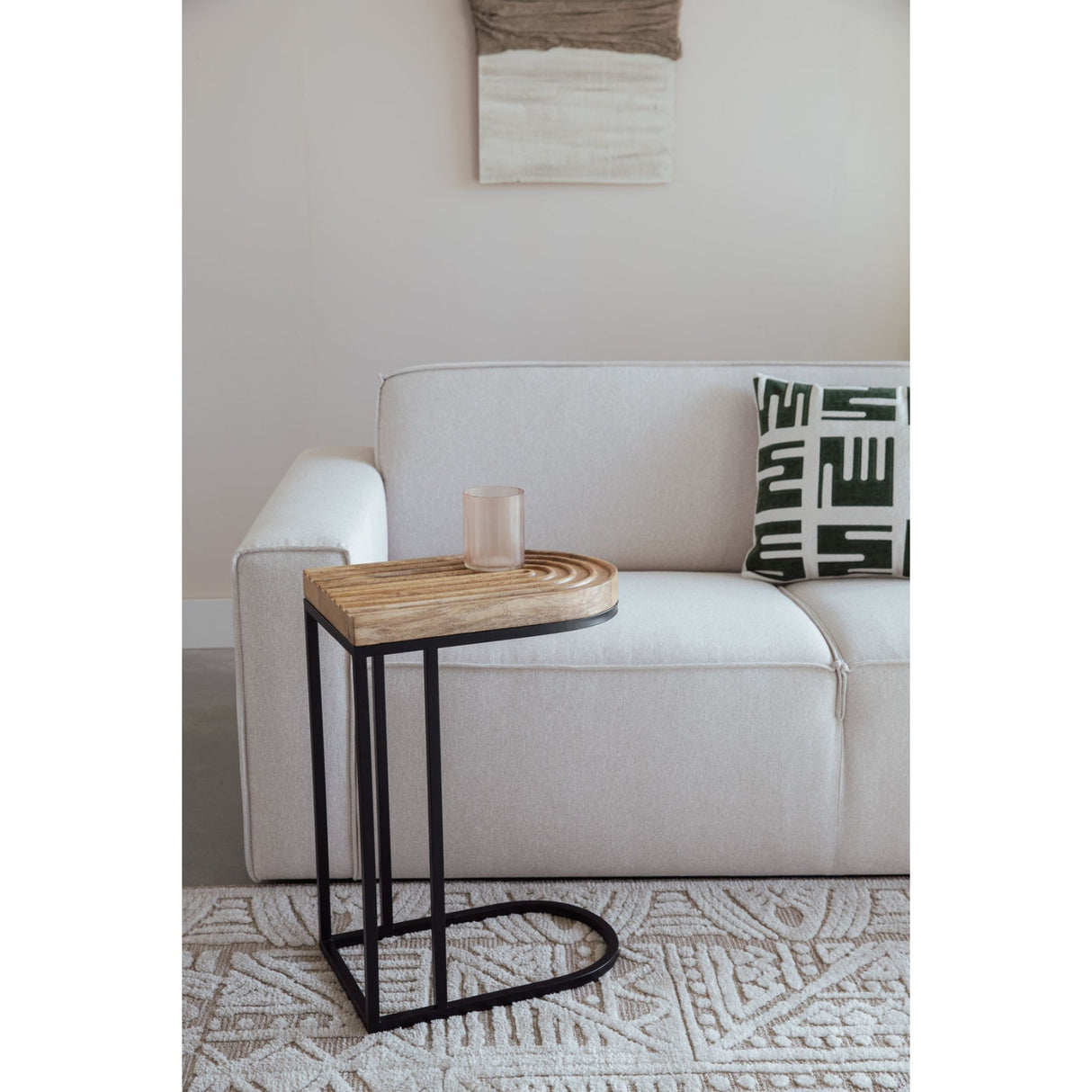 Modern furniture - Natural Mango Wood Side Table - www.oroa.com | Oroa.com
