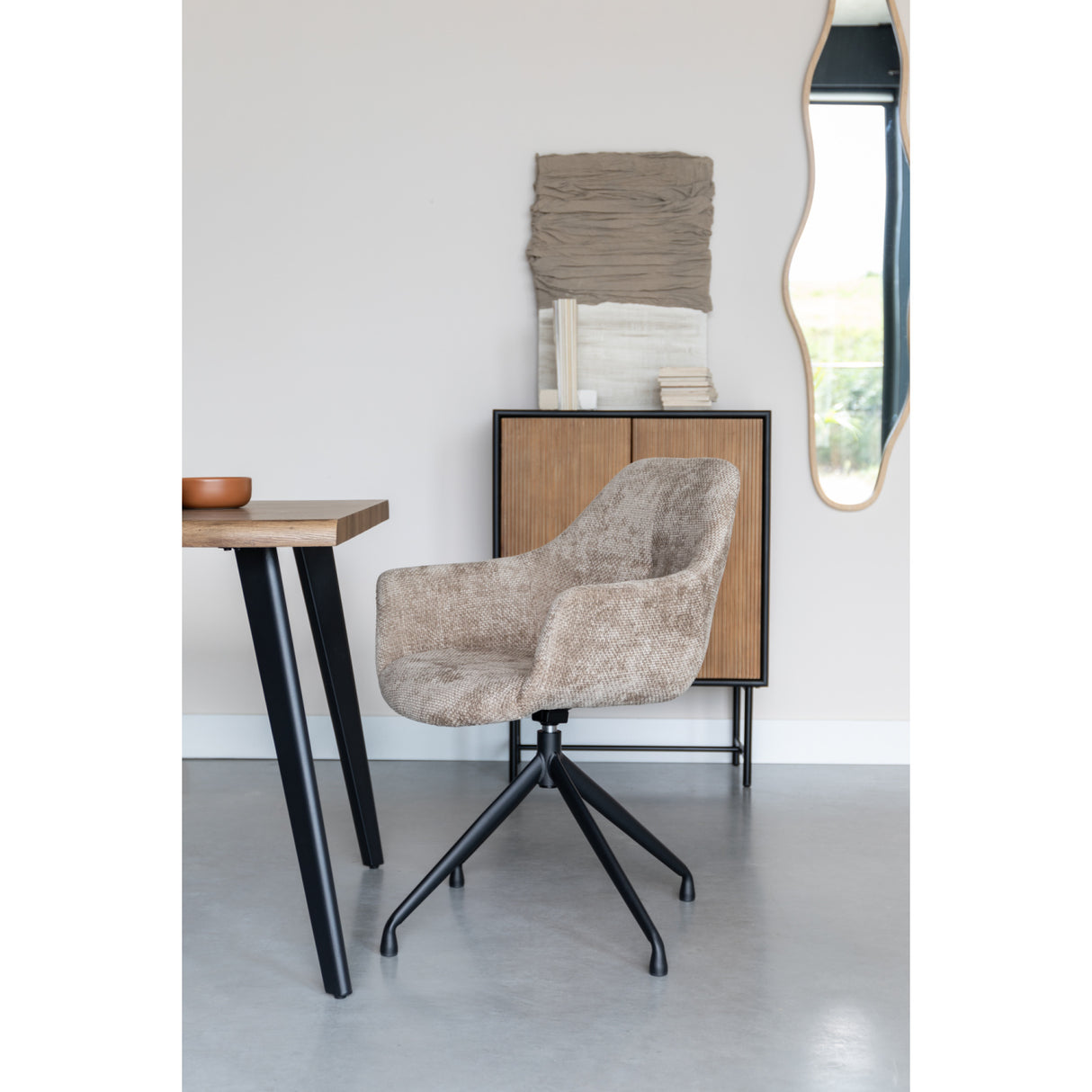 Modern furniture - Upholstered Quadrupod Accent Armchairs (2) - www.oroa.com | Oroa.com