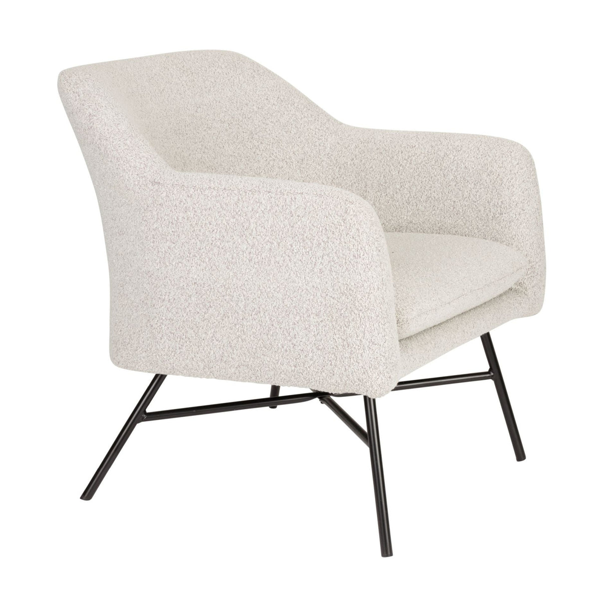 Modern furniture - Beige Fabric Lounge Chair - www.oroa.com | Oroa.com