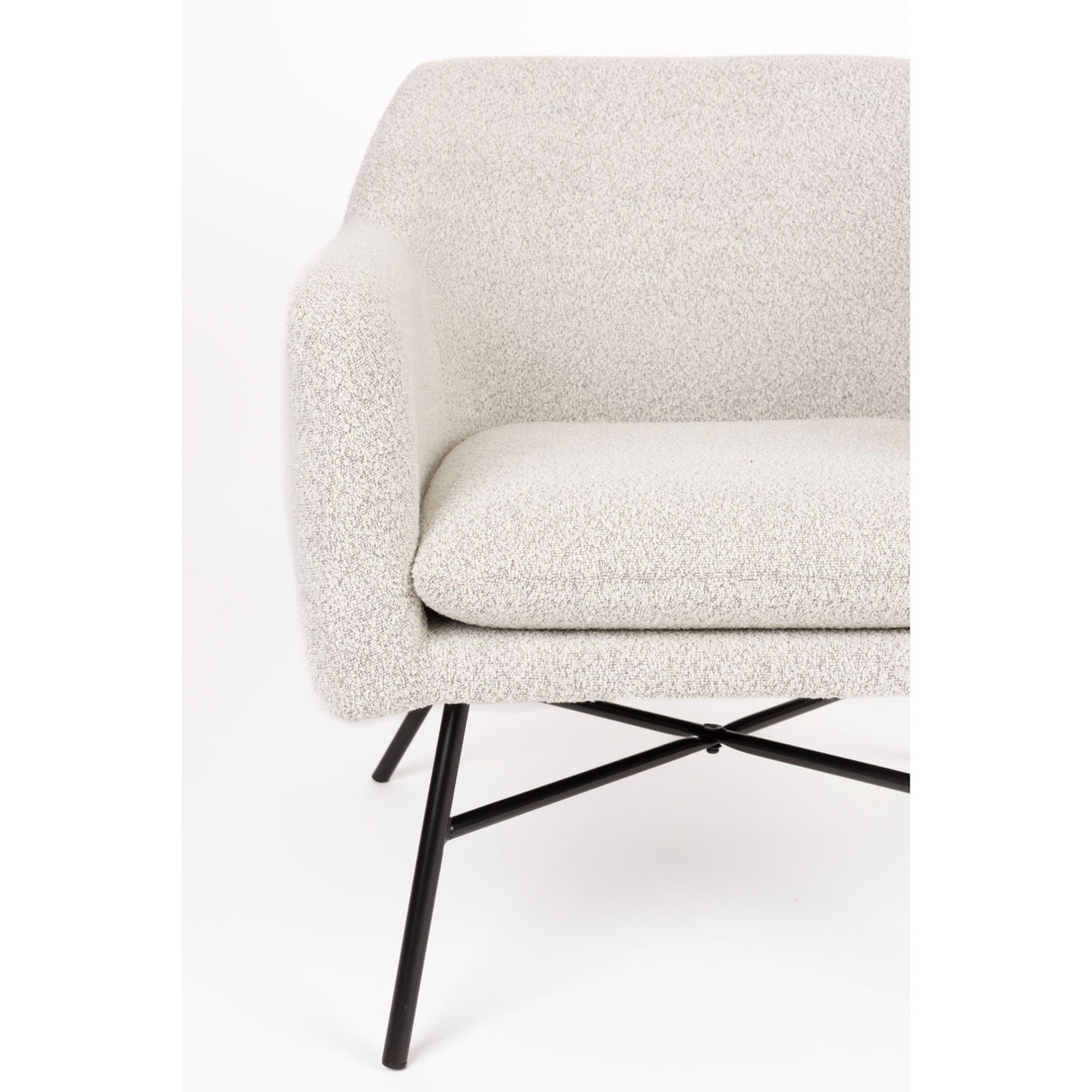 Modern furniture - Beige Fabric Lounge Chair - www.oroa.com | Oroa.com