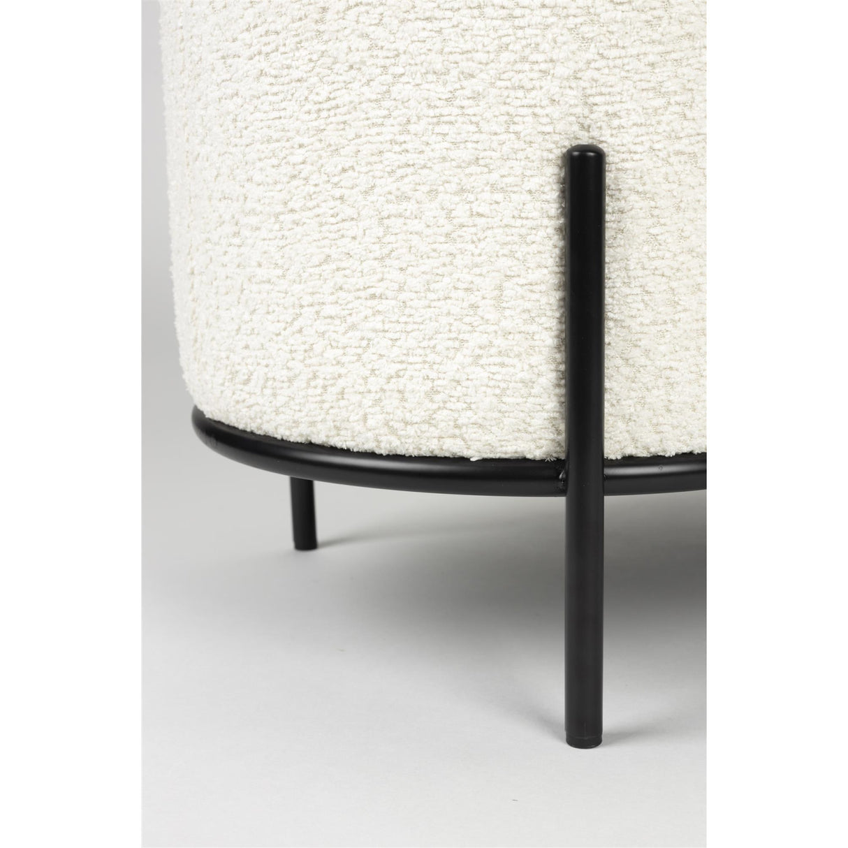Modern furniture - White Cushioned Oblong Bench - www.oroa.com | Oroa.com