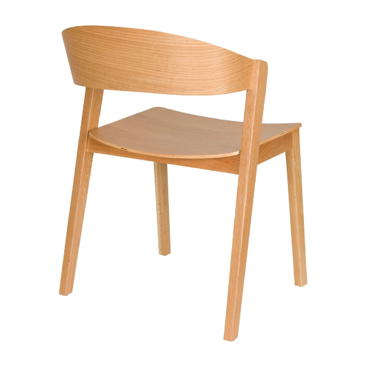 Modern European furniture - Oak Wood Dining Chairs (2) - www.oroa.com | Oroa.com