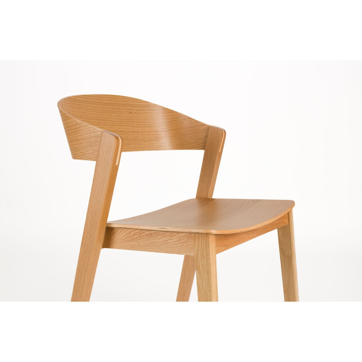 Modern European furniture - Oak Wood Dining Chairs (2) - www.oroa.com | Oroa.com