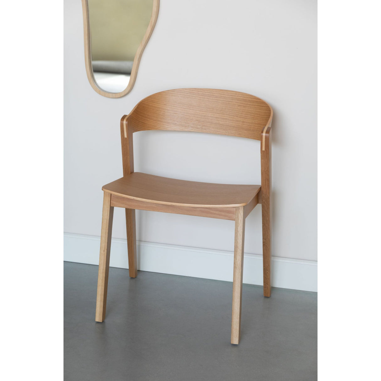 Modern European furniture - Oak Wood Dining Chairs (2) - www.oroa.com | Oroa.com