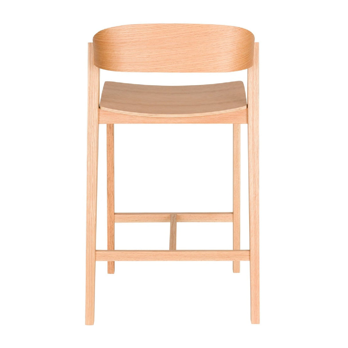 Modern European furniture - Oak Wood Bar Stool - www.oroa.com | Oroa.com