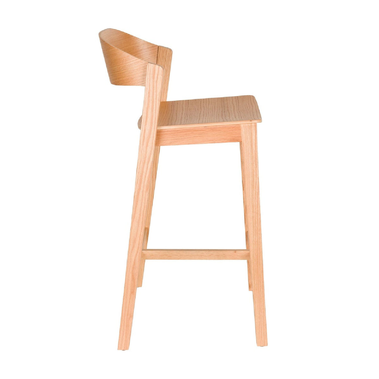 Modern European furniture - Oak Wood Bar Stool - www.oroa.com | Oroa.com