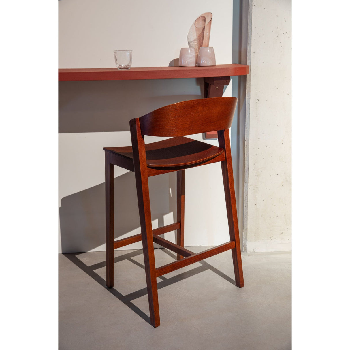 Modern European furniture - Oak Wood Bar Stool - www.oroa.com | Oroa.com