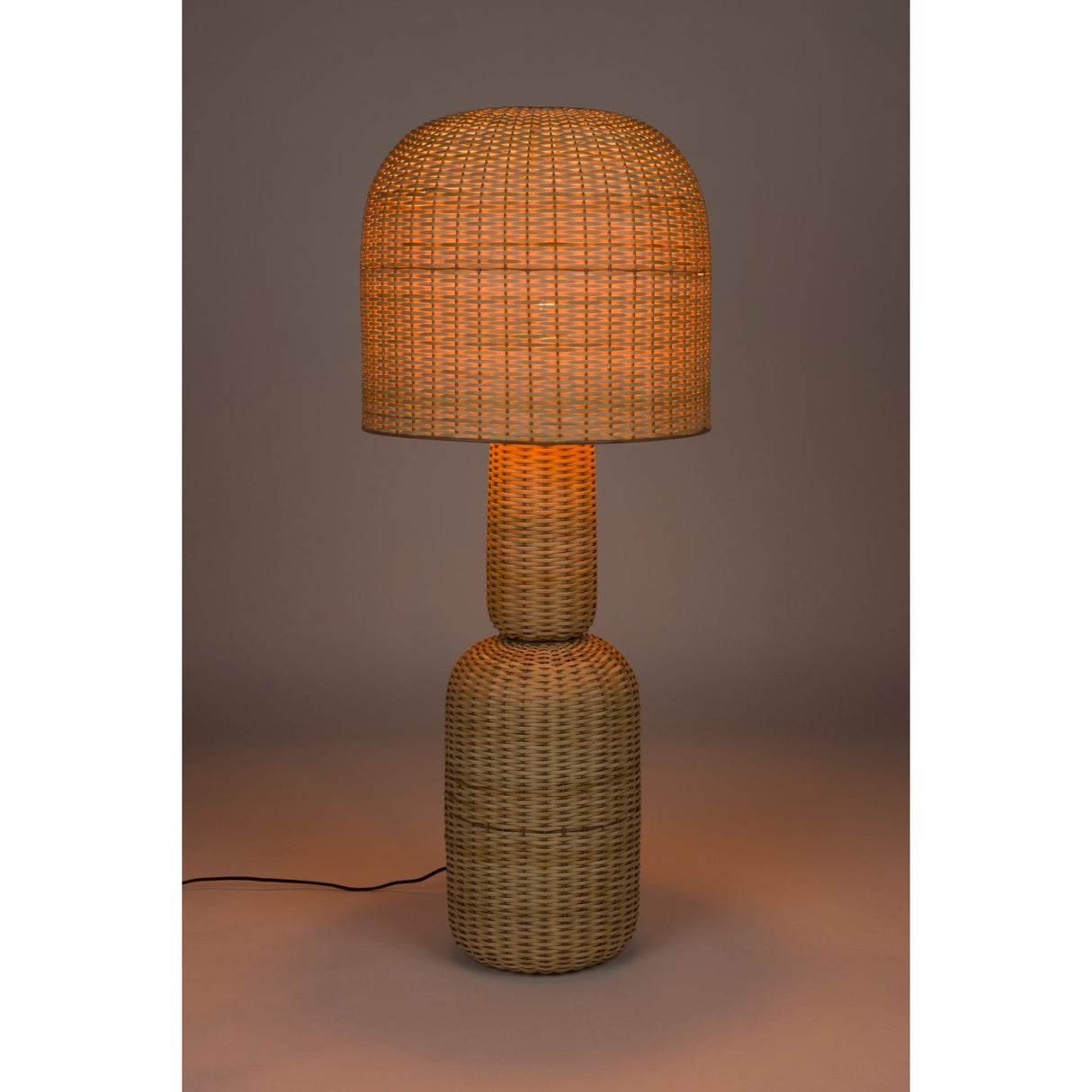 Modern furniture - Brown Rattan Floor Lamp - www.oroa.com | Oroa.com