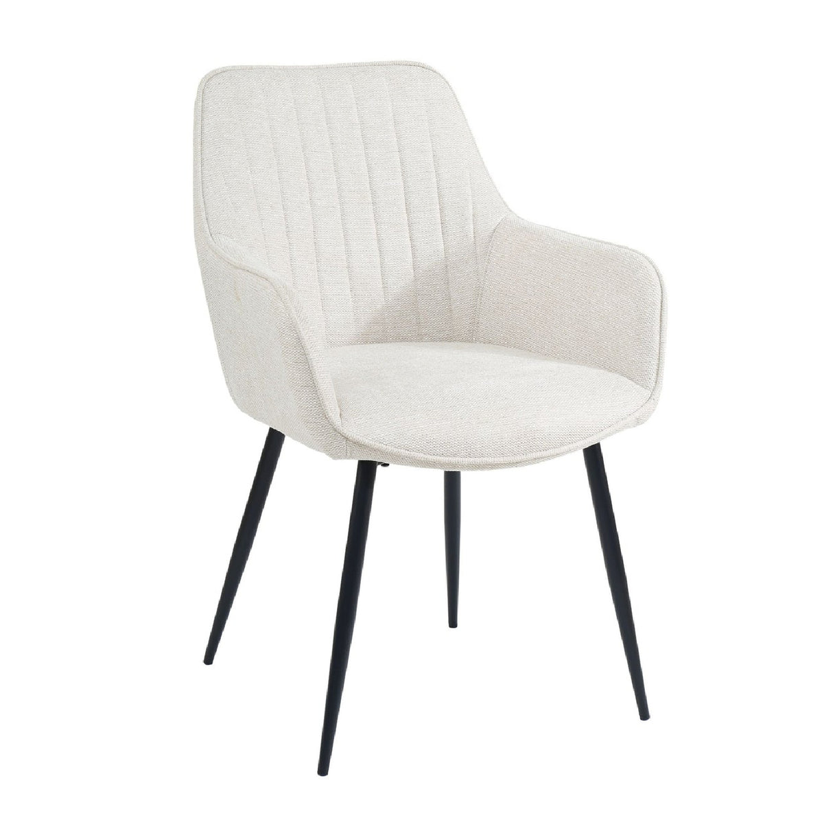 Modern European furniture - Vertical-Channeled Back Dining Armchairs (2) - www.oroa.com | Oroa.com