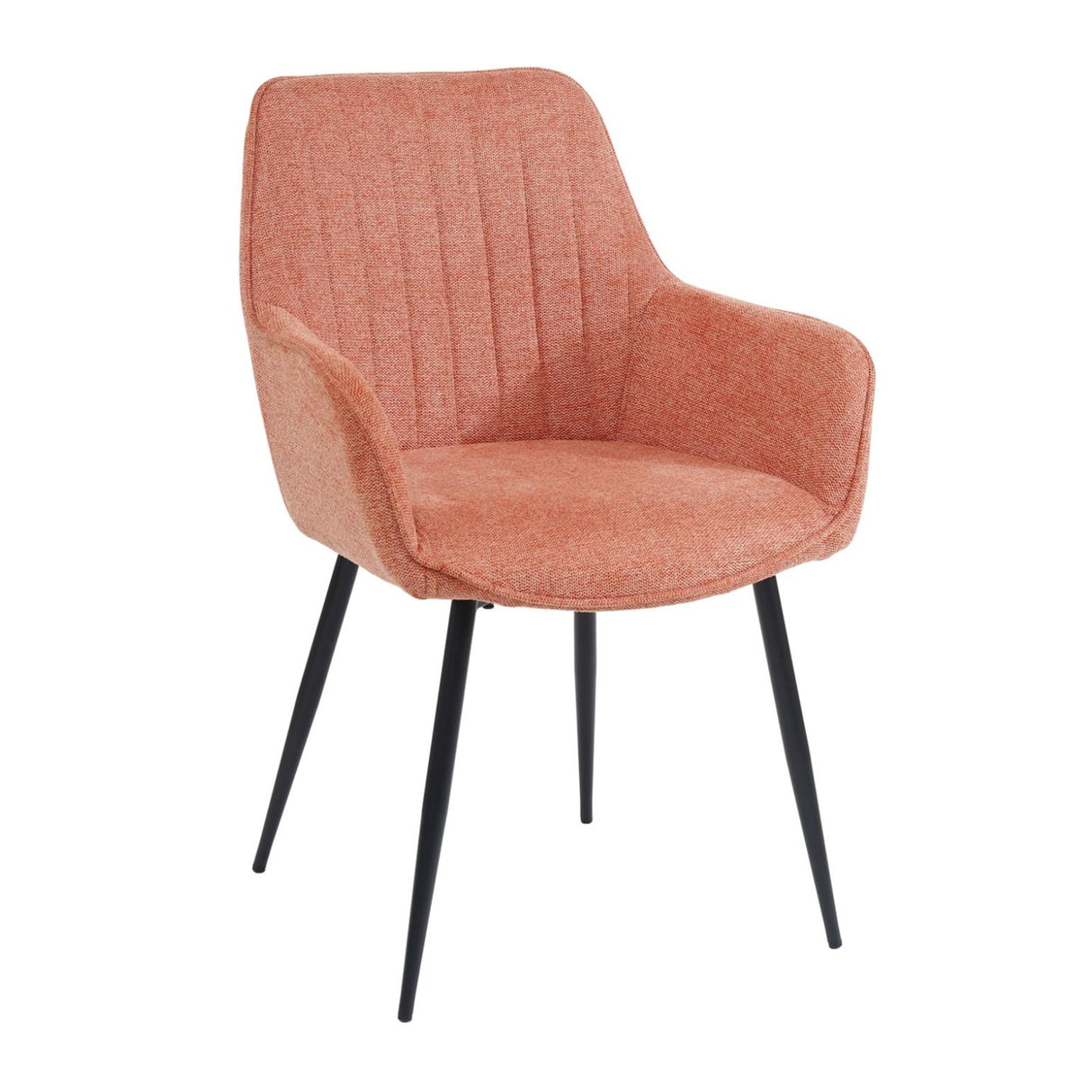 Modern European furniture - Vertical-Channeled Back Dining Armchairs (2) - www.oroa.com | Oroa.com